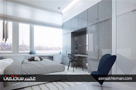 دکوراسیون آپارتمانی الهام بخش مشرف به رودخانه