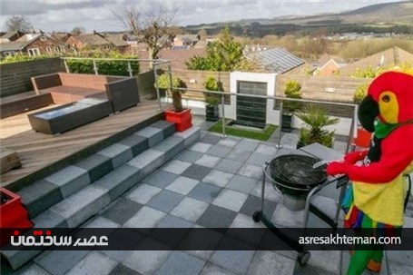روش عجیب تبلیغاتی یک بُنگاه برای فروش خانه+تصاویر