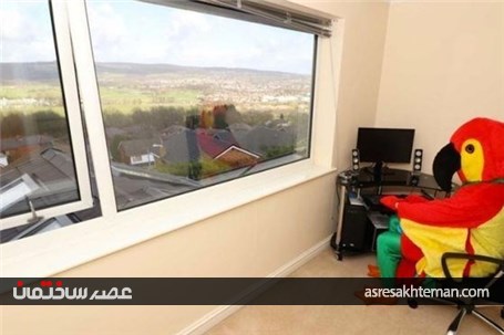 روش عجیب تبلیغاتی یک بُنگاه برای فروش خانه+تصاویر