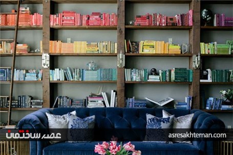 کتابخانه‌ هایی زیبا مناسب محیط خانه