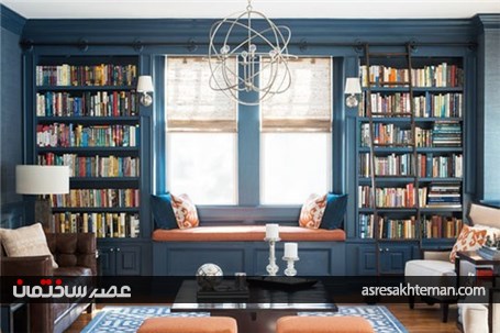 کتابخانه‌ هایی زیبا مناسب محیط خانه