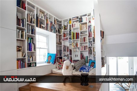 کتابخانه‌ هایی زیبا مناسب محیط خانه