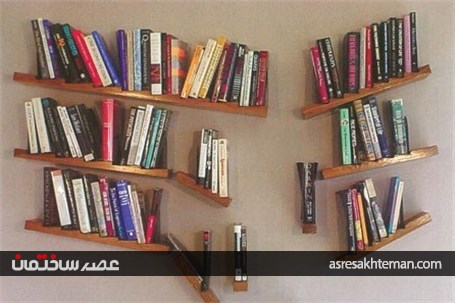 کتابخانه‌ هایی زیبا مناسب محیط خانه