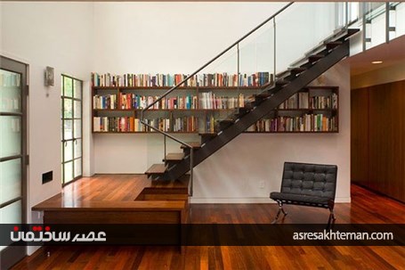 کتابخانه‌ هایی زیبا مناسب محیط خانه