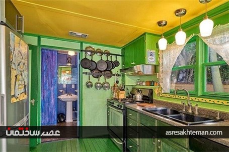 رنگارنگ‌ترین خانه آمریکا +تصاویر