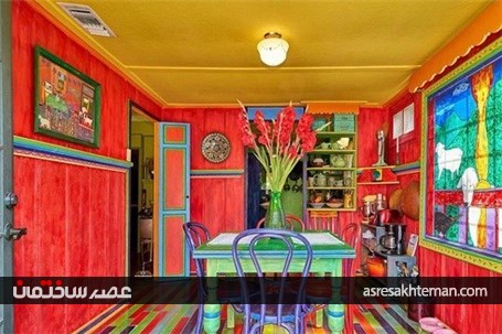 رنگارنگ‌ترین خانه آمریکا +تصاویر