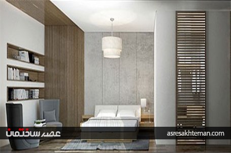 20 نمونه اتاق خواب همراه با کمد دیواری