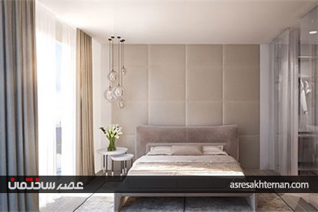 20 نمونه اتاق خواب همراه با کمد دیواری