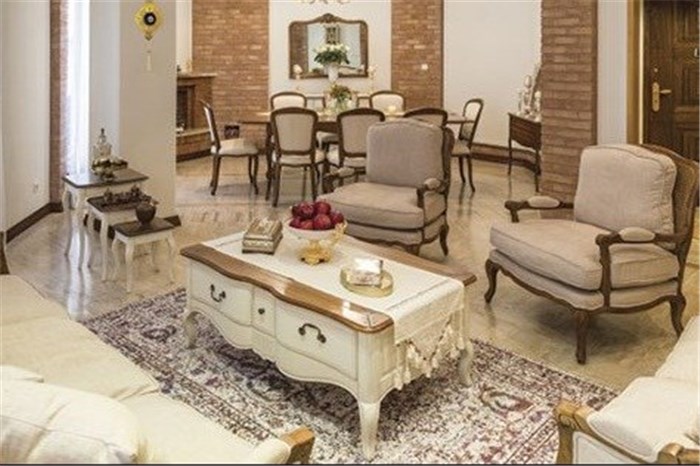 دکوراسیون کرم قهوه ای، کلبه زوج ایرانی در کوچه های نیاوران +عکس