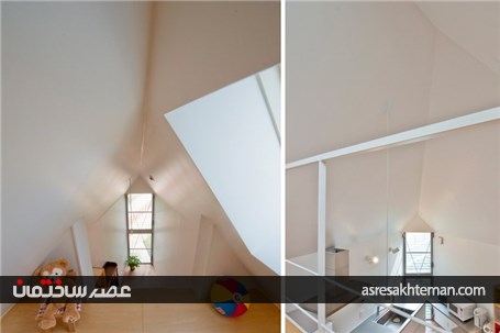 تصاویری از معماری شگفت انگیز یک خانه 55 مترمربعی