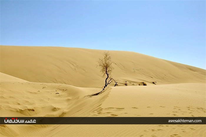 کویری که انسان را در جزیره سرگردانی رها می‌کند + تصاویر