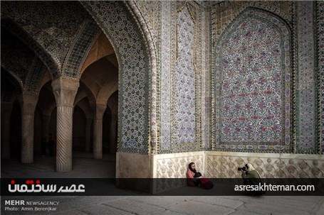 گردشگران نوروزی در مسجد وکیل شیراز