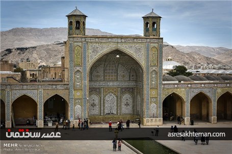 گردشگران نوروزی در مسجد وکیل شیراز