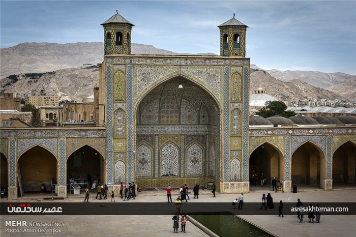 گردشگران نوروزی در مسجد وکیل شیراز