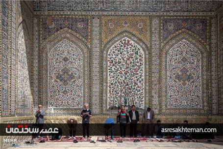 گردشگران نوروزی در مسجد وکیل شیراز