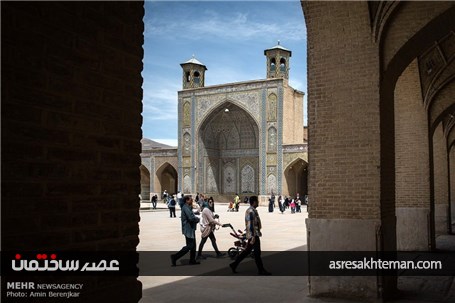 گردشگران نوروزی در مسجد وکیل شیراز
