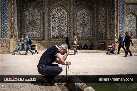 گردشگران نوروزی در مسجد وکیل شیراز