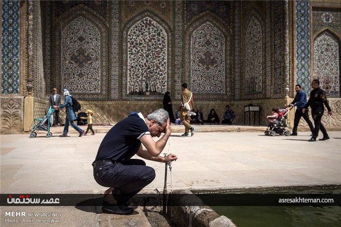 گردشگران نوروزی در مسجد وکیل شیراز