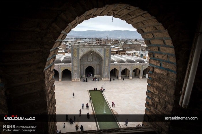 گردشگران نوروزی در مسجد وکیل شیراز
