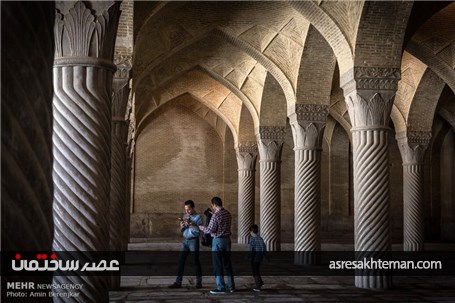 گردشگران نوروزی در مسجد وکیل شیراز