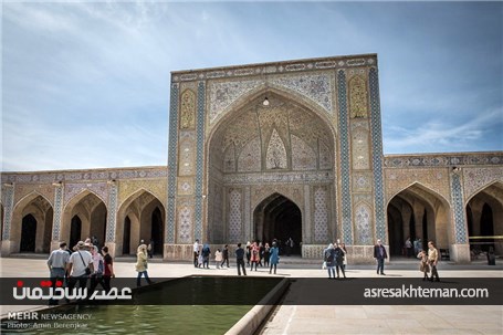 گردشگران نوروزی در مسجد وکیل شیراز
