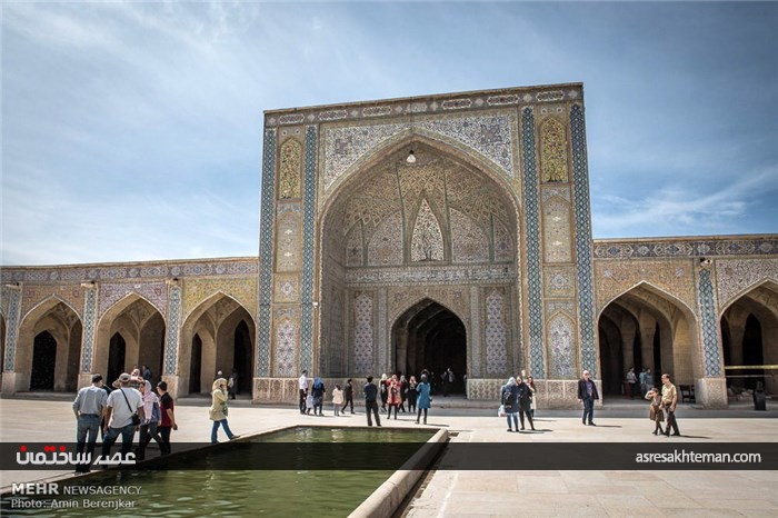 گردشگران نوروزی در مسجد وکیل شیراز