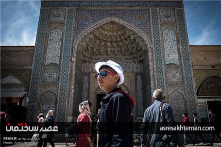 گردشگران نوروزی در مسجد وکیل شیراز