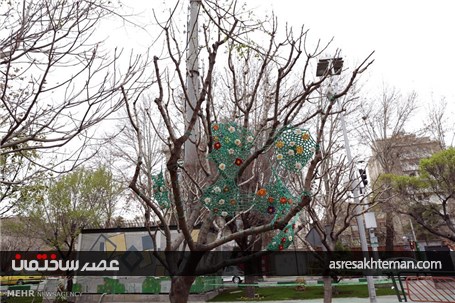 خلق آثار هنری در سطح شهر تهران با رویکرد بهار در رویداد بهارستان