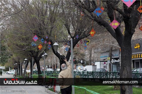 خلق آثار هنری در سطح شهر تهران با رویکرد بهار در رویداد بهارستان