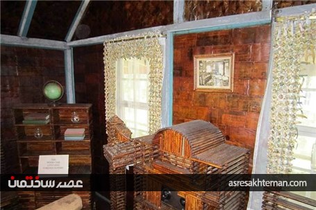 خانه ای از جنس مطبوعات +تصاویر
