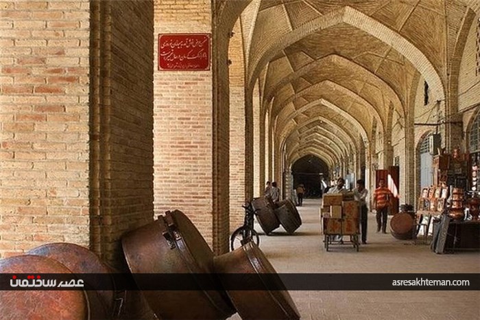 بازار کرمان طولانی‌ترین راسته بازار ایران+تصاویر