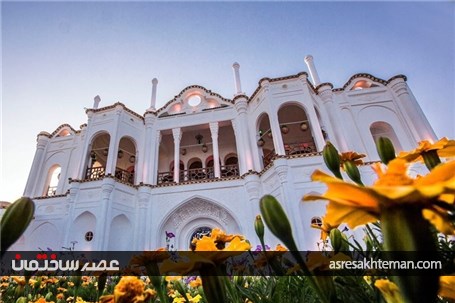 باغ عمارت قجری فتح‌آباد نگین گردشگری کرمان+تصاویر