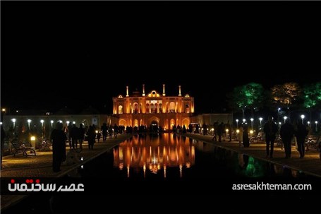 باغ عمارت قجری فتح‌آباد نگین گردشگری کرمان+تصاویر