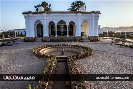 باغ عمارت قجری فتح‌آباد نگین گردشگری کرمان+تصاویر