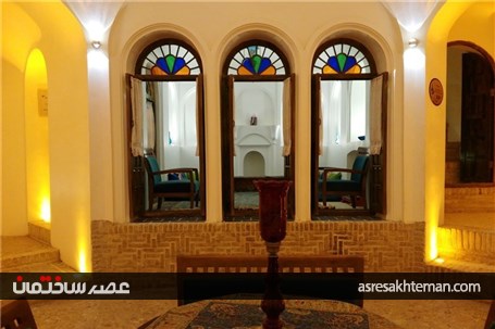 باغ عمارت قجری فتح‌آباد نگین گردشگری کرمان+تصاویر