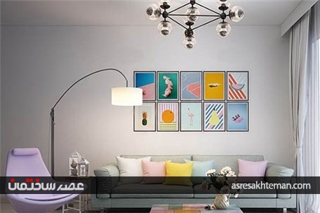 مدل چیدن قاب عکس ها را یاد بگیرید