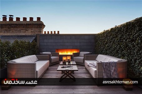 ایده جذاب برای طراحی تراس و پشت بام