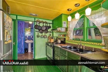 رنگارنگ‌ترین خانه دنیا +تصاویر