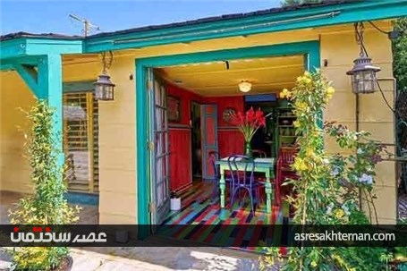 رنگارنگ‌ترین خانه دنیا +تصاویر
