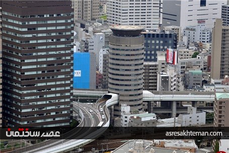 عبور حیرت انگیز بزرگراه از داخل یک ساختمان! +تصاویر