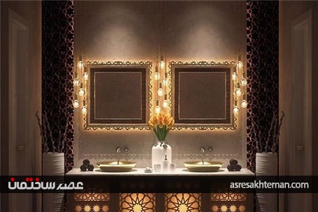 طراحی حمام لوکس با ایده های خاص