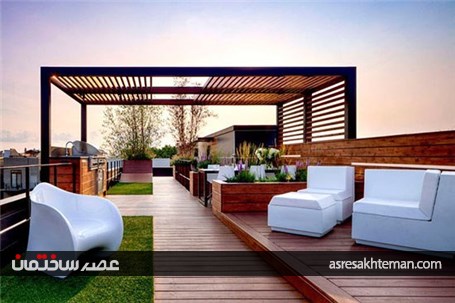 10 ایده جذاب برای طراحی تراس و پشت بام
