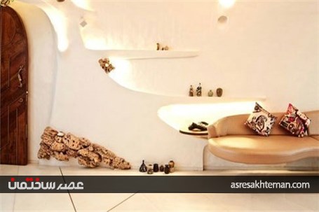 در این خانه هیچ خط راستی وجود ندارد!