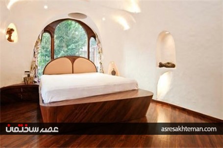 در این خانه هیچ خط راستی وجود ندارد!