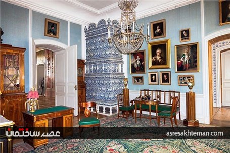 معماری کلاسیک کاخ باروک رانداله لتونی