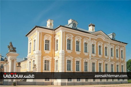 معماری کلاسیک کاخ باروک رانداله لتونی