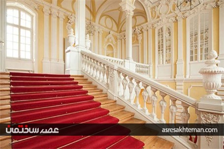 معماری کلاسیک کاخ باروک رانداله لتونی