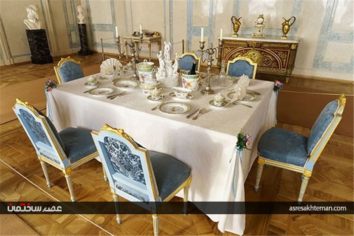 معماری کلاسیک کاخ باروک رانداله لتونی