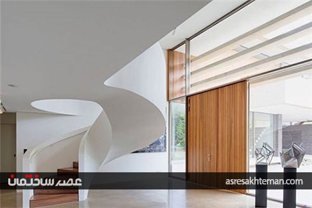 پله اسپیرال؛ یک اثر هنری در خانه شما