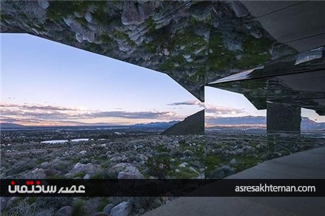 خانه آینه ای در صحرای کالیفرنیا! +تصاویر